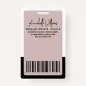 写真モダンモバイル公証人 バッジ (裏面)