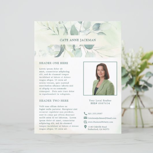 写真モダンユーカリエレガントフラ素朴イ (スタンド正面)