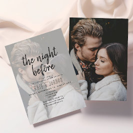 写真モダンリハーサルディナー招待状 招待状