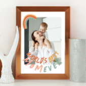 写真モダンヴィンテージレインボー世界のマ最高のイマ ポスター