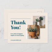 写真モダン事業ありがとうございました投稿 ポストカード (正面/裏面)