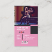 写真モダン事業とのパーソナルトレーナーフィットネス 名刺 (正面)