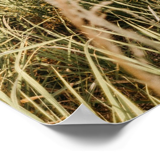 写真モダン付きス結婚クリプトのウェルカムサイン ポスター (角)