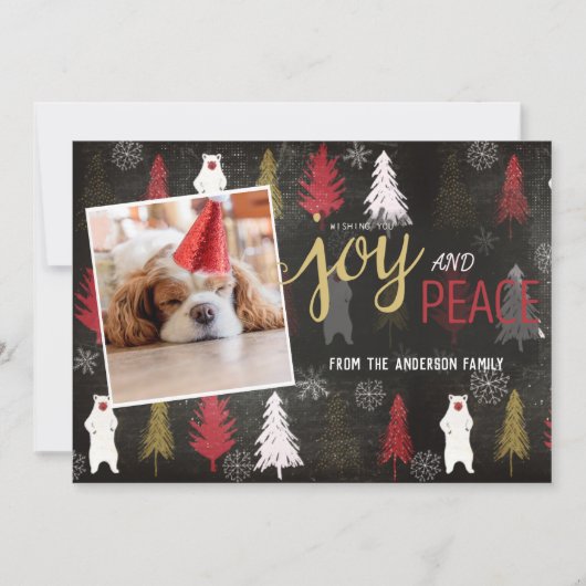 写真モダン休日 シーズンカード (正面)