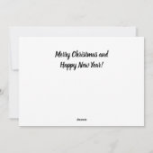 写真モダン休日 シーズンカード (裏面)