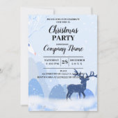 写真モダン会社クリスマスパーティの招待状 招待状 (正面)