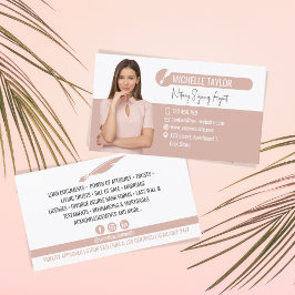 写真モダン公証人署名代理人ローンの挿入 名刺