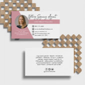 写真モダン公証人署名代理人 名刺