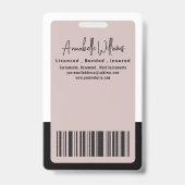 写真モダン公証人 バッジ (裏面)