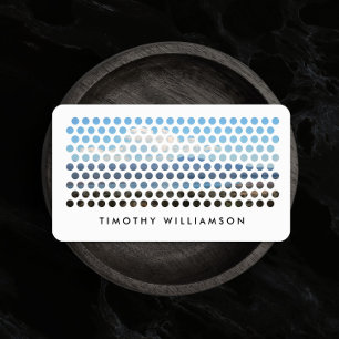 写真モダン円パターン 名刺