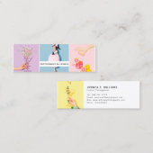 写真モダン写はっきりした真カメラマン スキニー名刺 (正面/裏面)