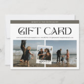 写真モダン写真ギフト券 (正面)