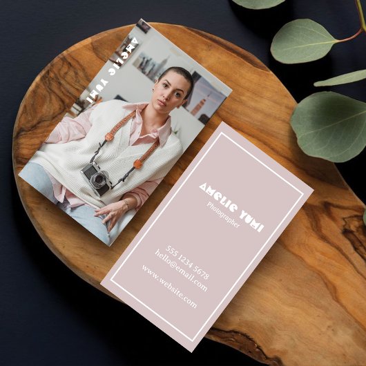 写真モダン写真撮影者 名刺