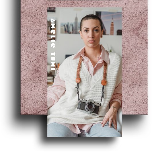 写真モダン写真撮影者 名刺