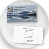 写真モダン写真QRコード写真 名刺