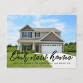 写真モダン動画発表 ポストカード (正面)