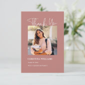 写真モダン卒業ありがとう サンキューカード (スタンド正面)