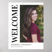 写真モダン卒業へようこそ ポスター (正面)