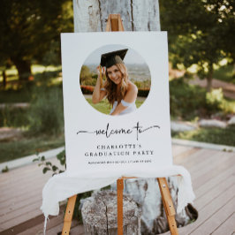 写真モダン卒業ウェルカムサイン
