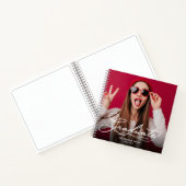 写真モダン卒業ゲストブック ノートブック (内部)