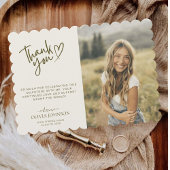 写真モダン卒業サンキューカード サンキューカード