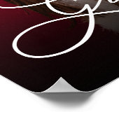 写真モダン卒業パーティーへようこそ ポスター (角)