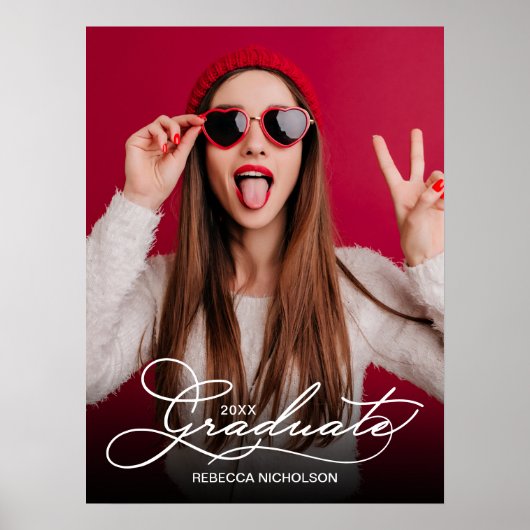 写真モダン卒業パーティーへようこそ ポスター (正面)