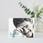 写真モダン卒業パーティー ポストカード (スタンド正面)