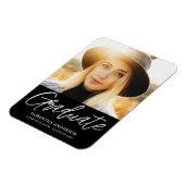 写真モダン卒業発表 マグネット (左側)