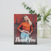 写真モダン卒業白書ありがとう ポストカード (スタンド正面)