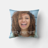 写真モダン卒業装飾用クッション クッション (裏面)