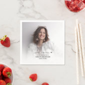 写真モダン卒業 スタンダードカクテルナプキン (インサイチュ)