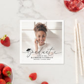 写真モダン卒業 スタンダードカクテルナプキン (インサイチュ)