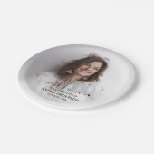 写真モダン卒業 ペーパープレート (アングル)