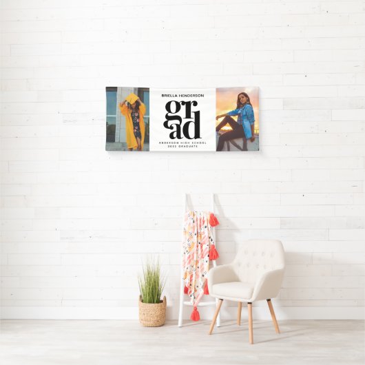 写真モダン卒業 横断幕 (インサイチュ)