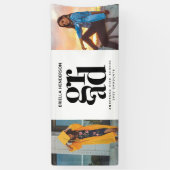 写真モダン卒業 横断幕 (縦)