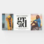 写真モダン卒業 横断幕 (横)