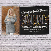 写真モダン卒業 横断幕