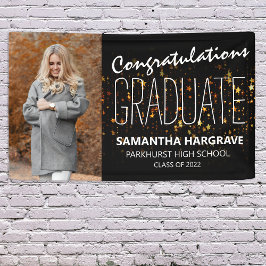 写真モダン卒業 横断幕