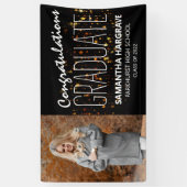 写真モダン卒業 横断幕 (縦)