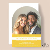 写真モダン取シンプルり付けパーティの招待状 招待状