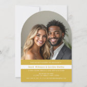 写真モダン取シンプルり付けパーティの招待状 招待状 (正面)