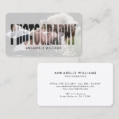 写真モダン名刺 名刺 (正面/裏面)