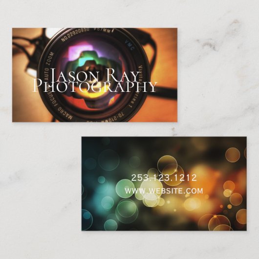 写真モダン名刺 名刺 (正面/裏面)