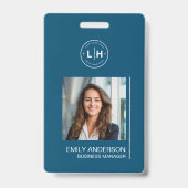 写真モダン名 バッジ (表面)