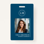 写真モダン名 バッジ (正面)