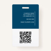 写真モダン名 バッジ (裏面)