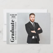 写真モダン大学の高校4年 案内状 (正面)