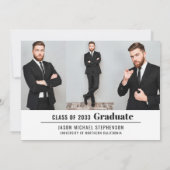 写真モダン大学の高校4年 案内状 (裏面)