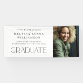 写真モダン大学院バナー – 白 横断幕 (横)